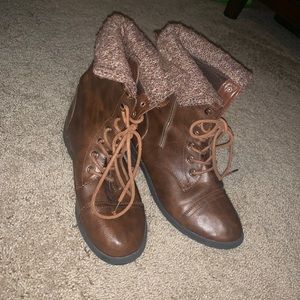 Brown boots